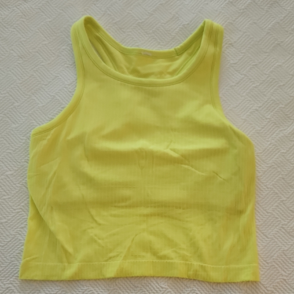 Lululemon Cropped Ebb To Street Tank.